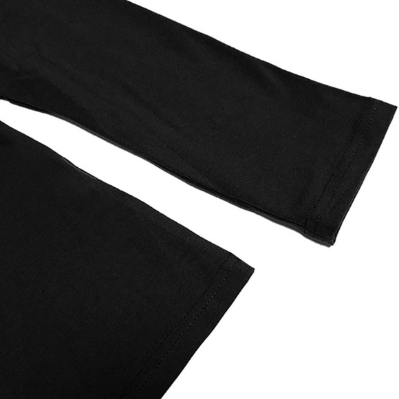 🦋 Sexy Top! Crewneck Hollow Out Black Long sleeve top! Super Cute 🥰 - Picture 7 of 8